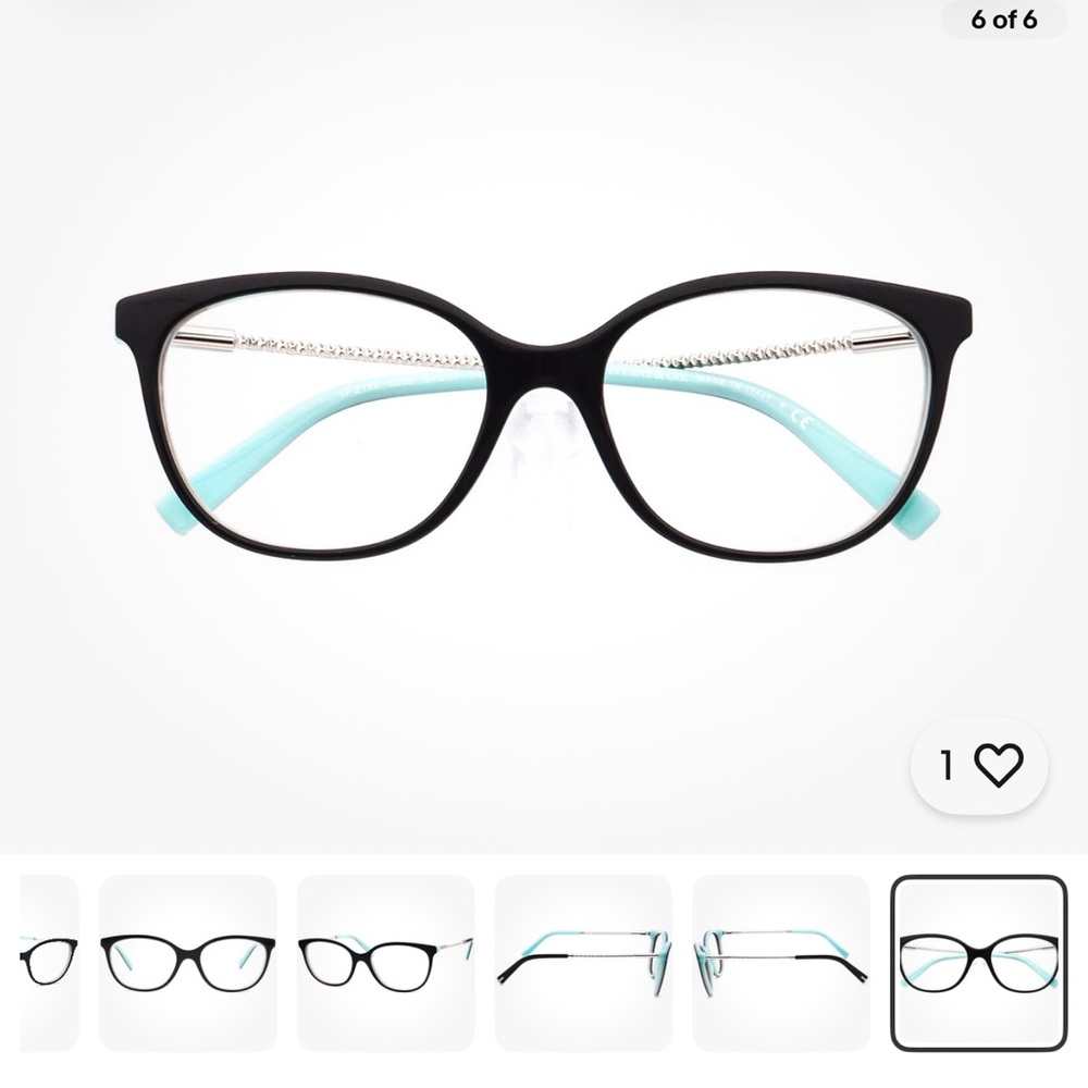 Tiffany & Co. Black and Blue Women's Glasses